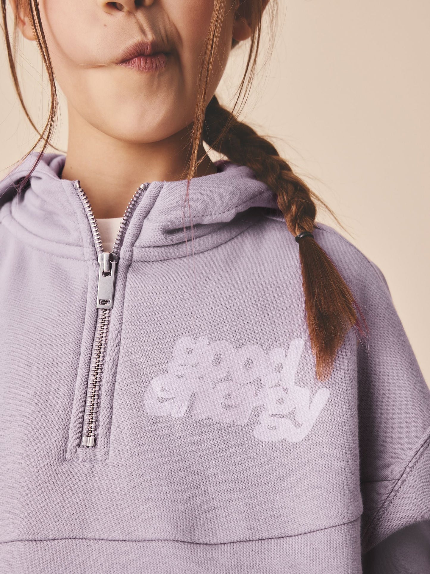 Dsiney Kidz - Dusky Purple Slogan Hoodie And Leggings Set (3-16yrs) image 5