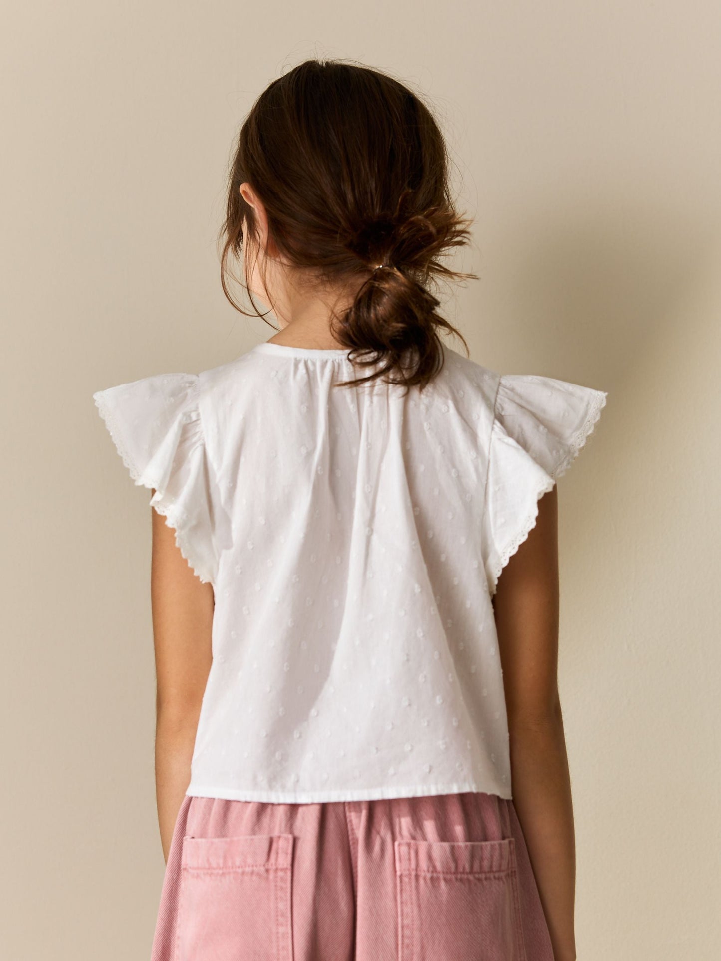 Dsiney Kidz - White Tie Front Blouse (3-16yrs) image 3