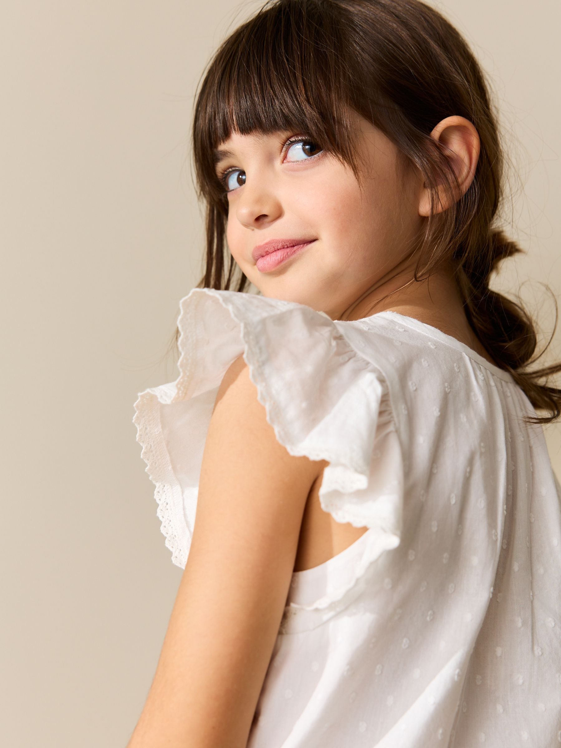 Dsiney Kidz - White Tie Front Blouse (3-16yrs) image 4