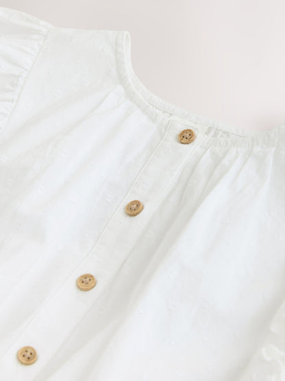 Dsiney Kidz - White Tie Front Blouse (3-16yrs) image 7