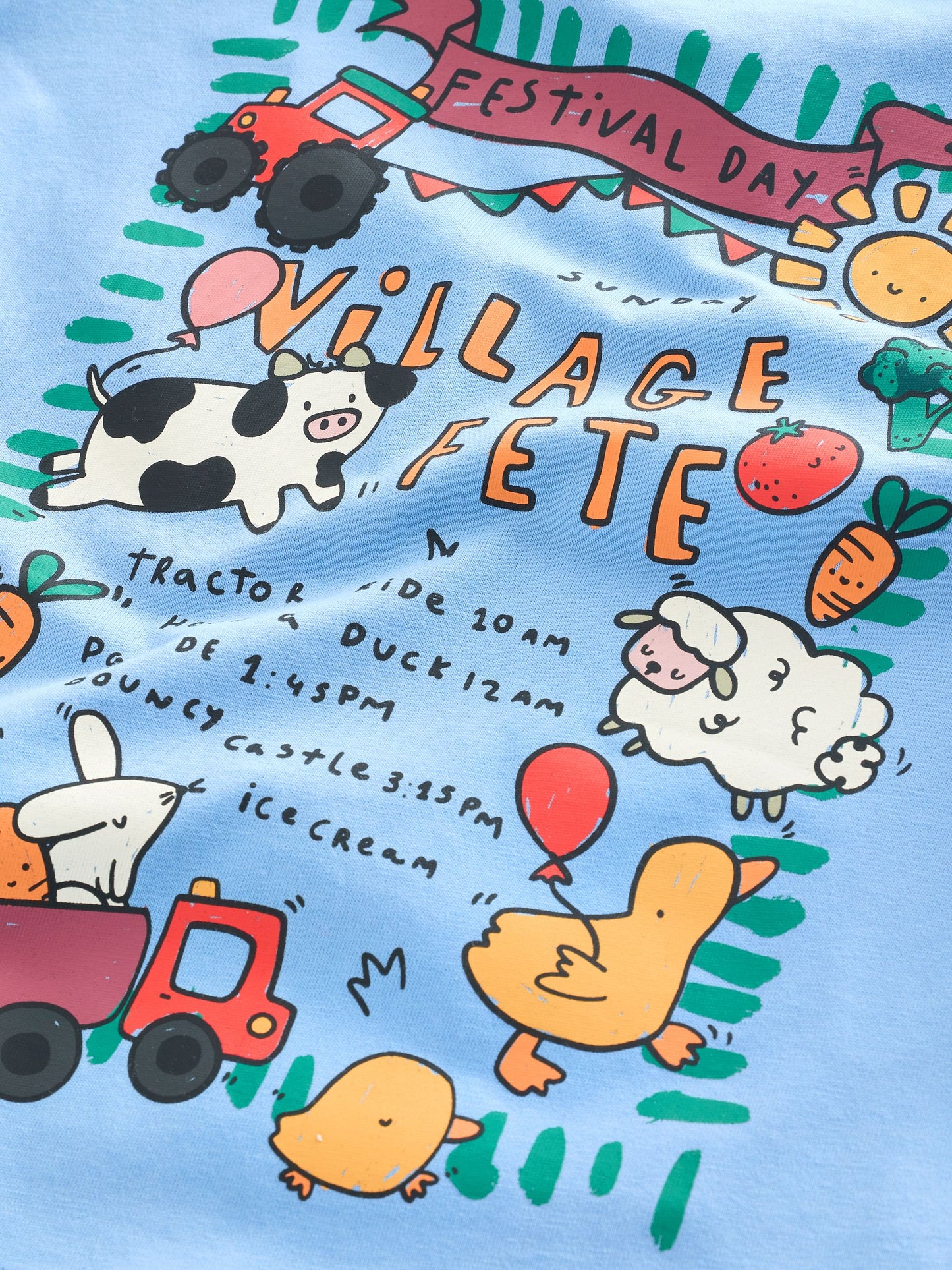 Blue Village Fete Short Sleeve Back Print T-Shirt (3mths-7yrs) image 6