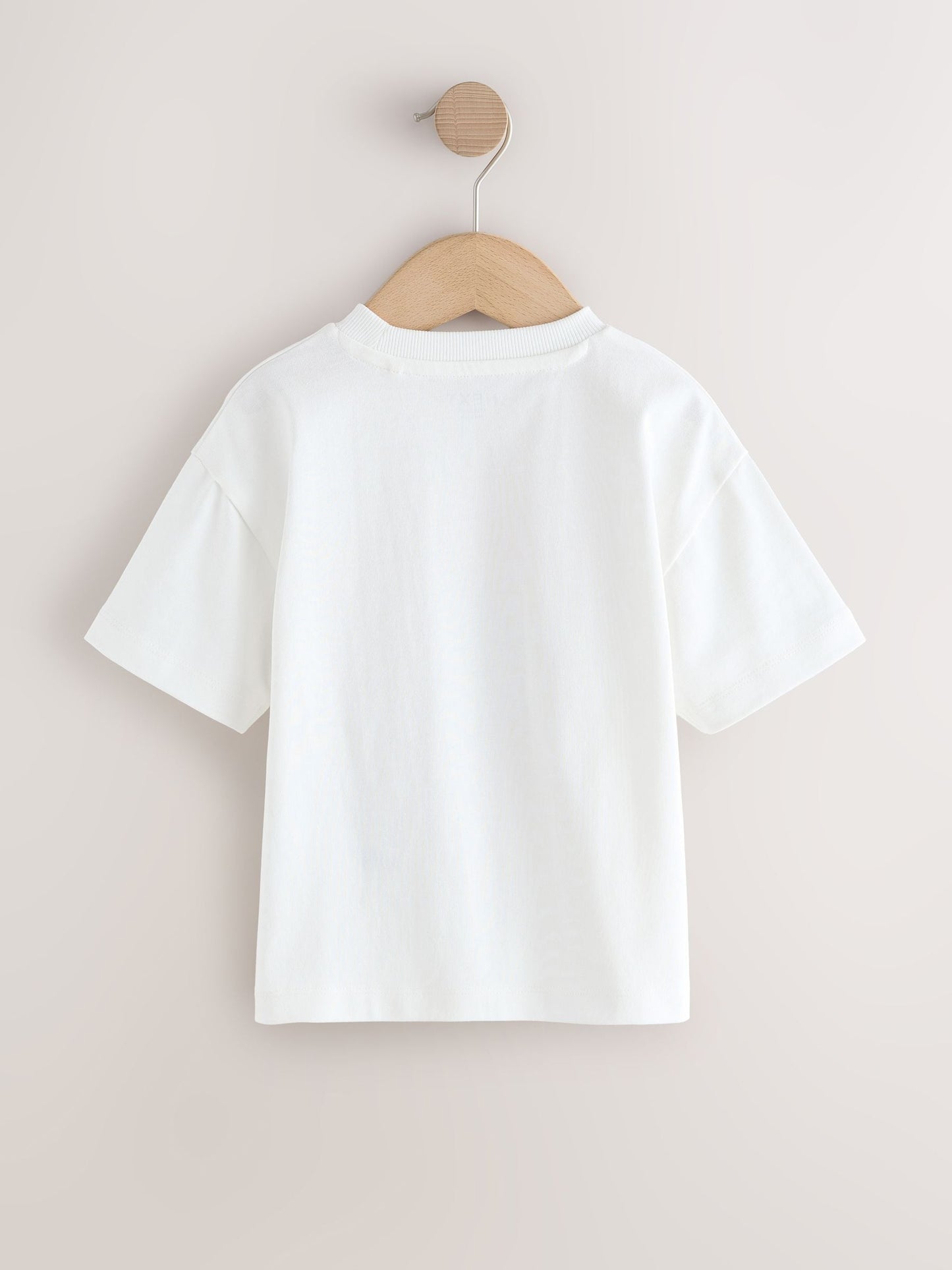 White Short Sleeve Football Slogan T-Shirt (3mths-7yrs) image 5
