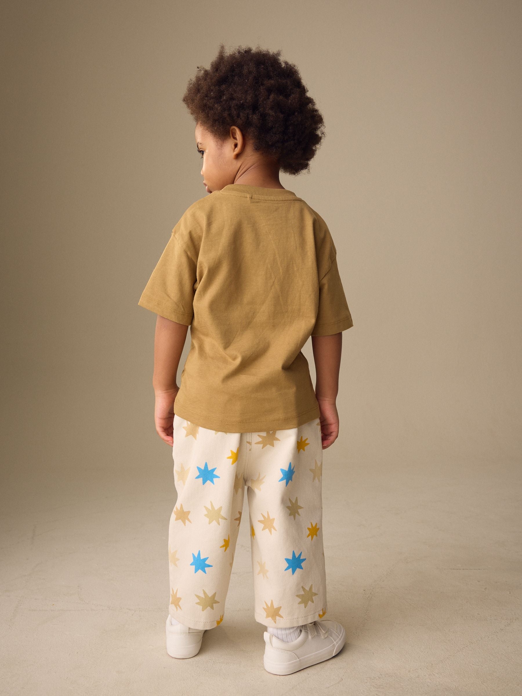 Brown Slogan Short Sleeve Small Graphic T-Shirt (3mths-8yrs) image 3