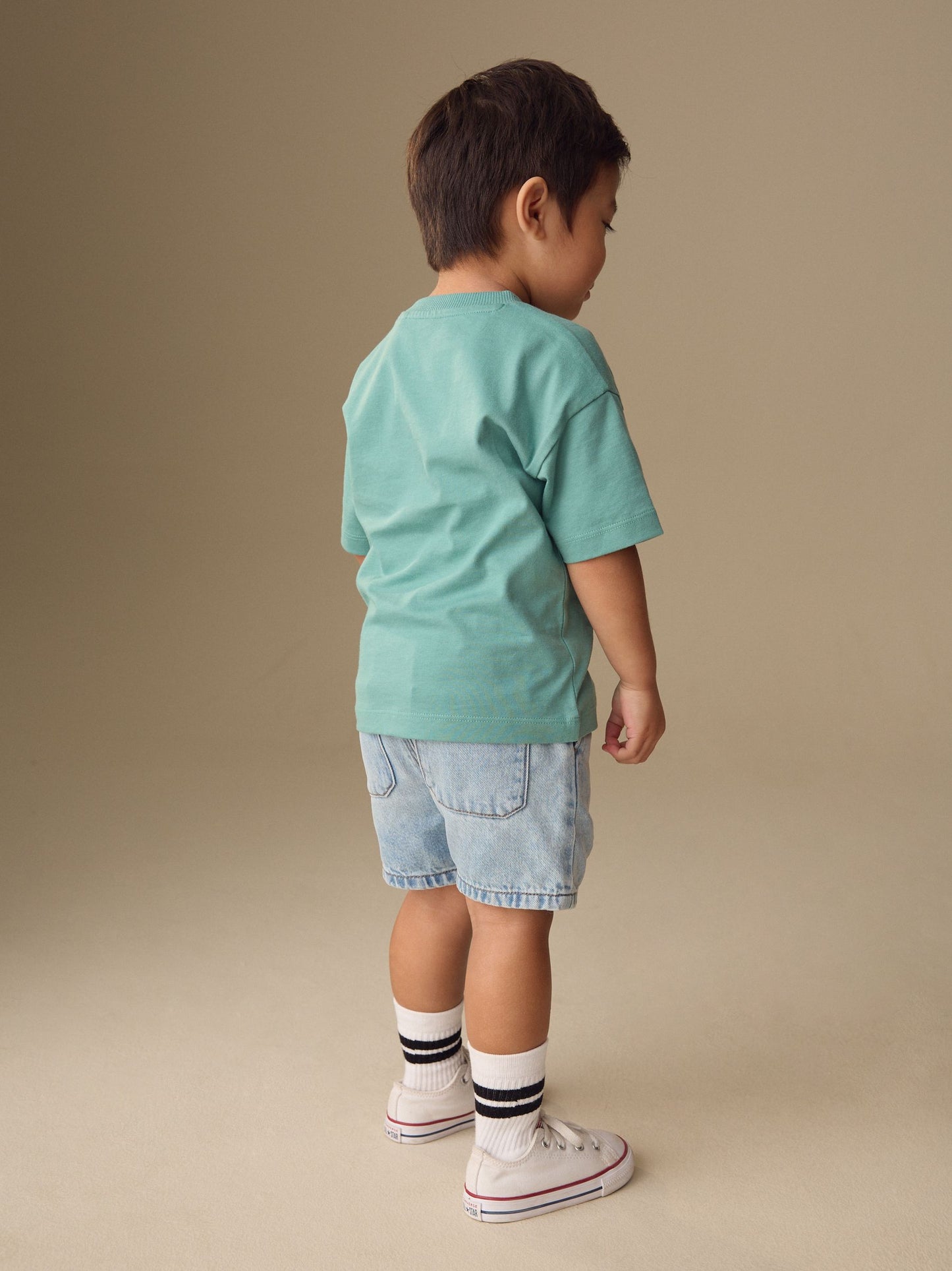 Blue/Green Fruit Stall Short Sleeve Appliqué T-Shirt (3mths-7yrs) image 3