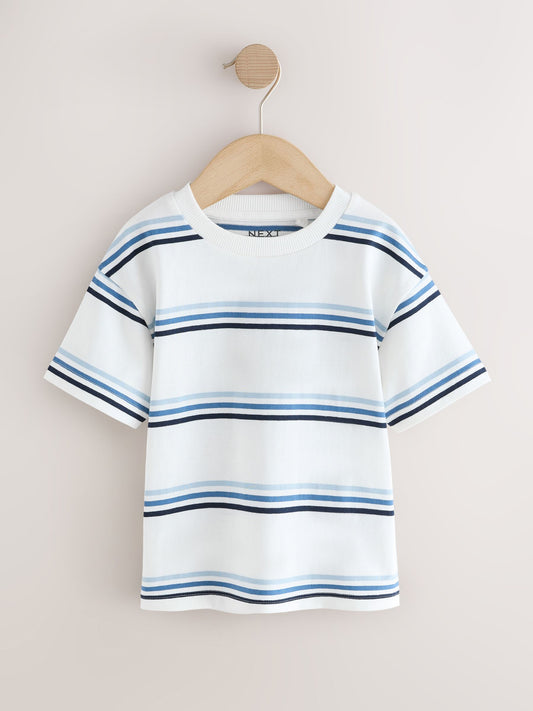 Blue/Green Car Short Sleeve Graphic T-Shirts 4 Pack (3mths-7yrs) image 2
