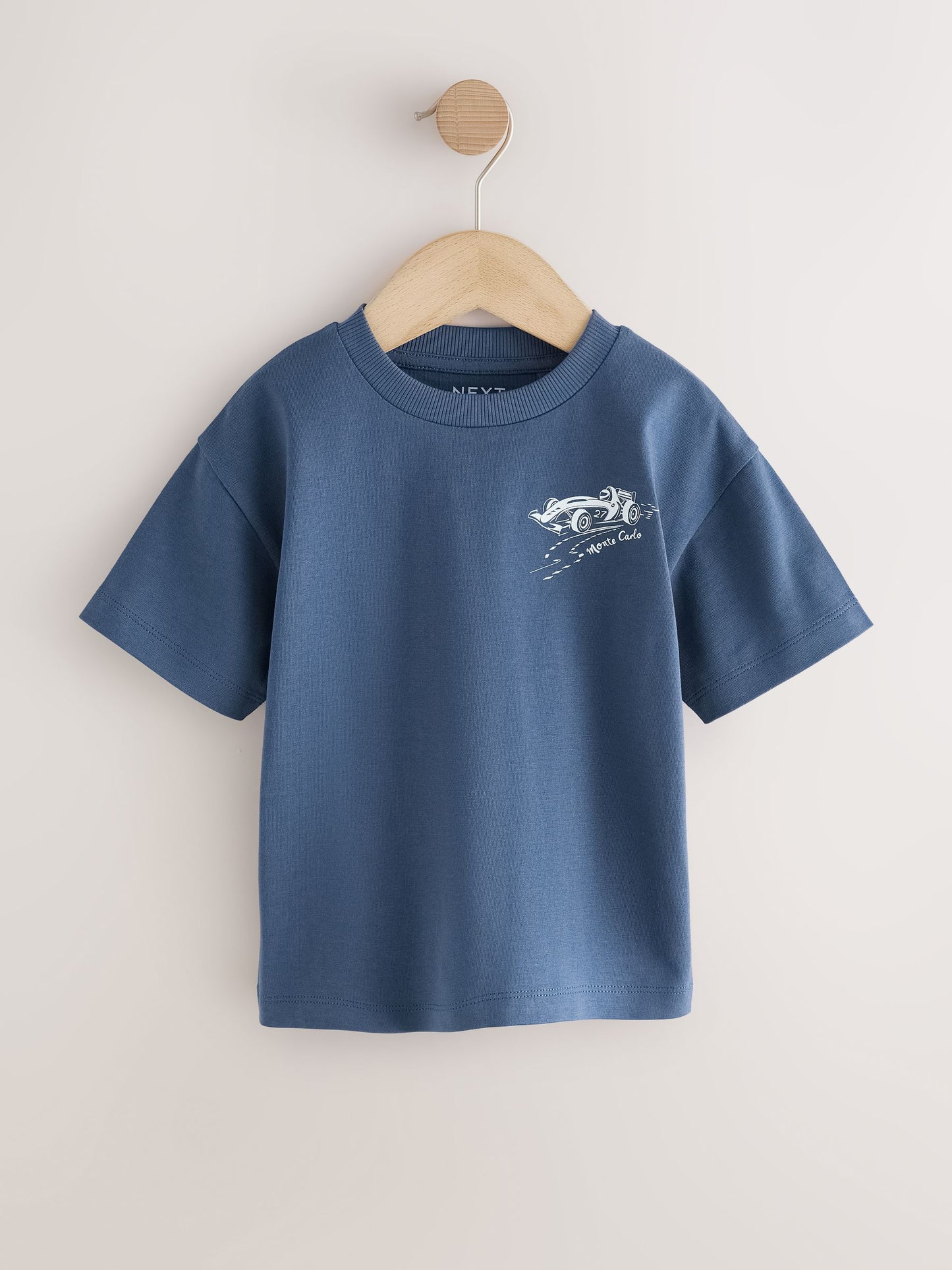 Blue/Green Car Short Sleeve Graphic T-Shirts 4 Pack (3mths-7yrs) image 3