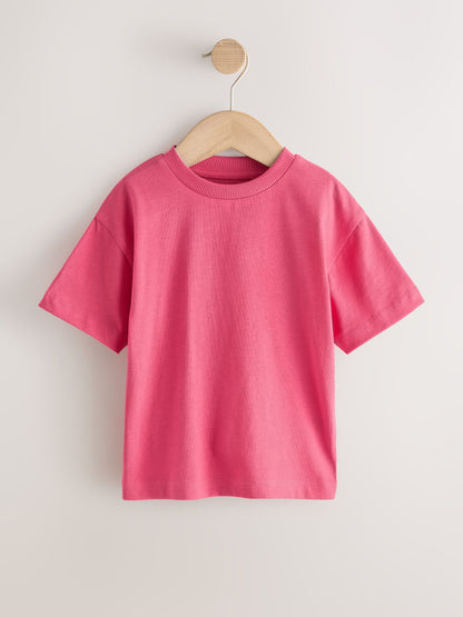Pink Short Sleeve Plain T-Shirt (3mths-7yrs) image 5
