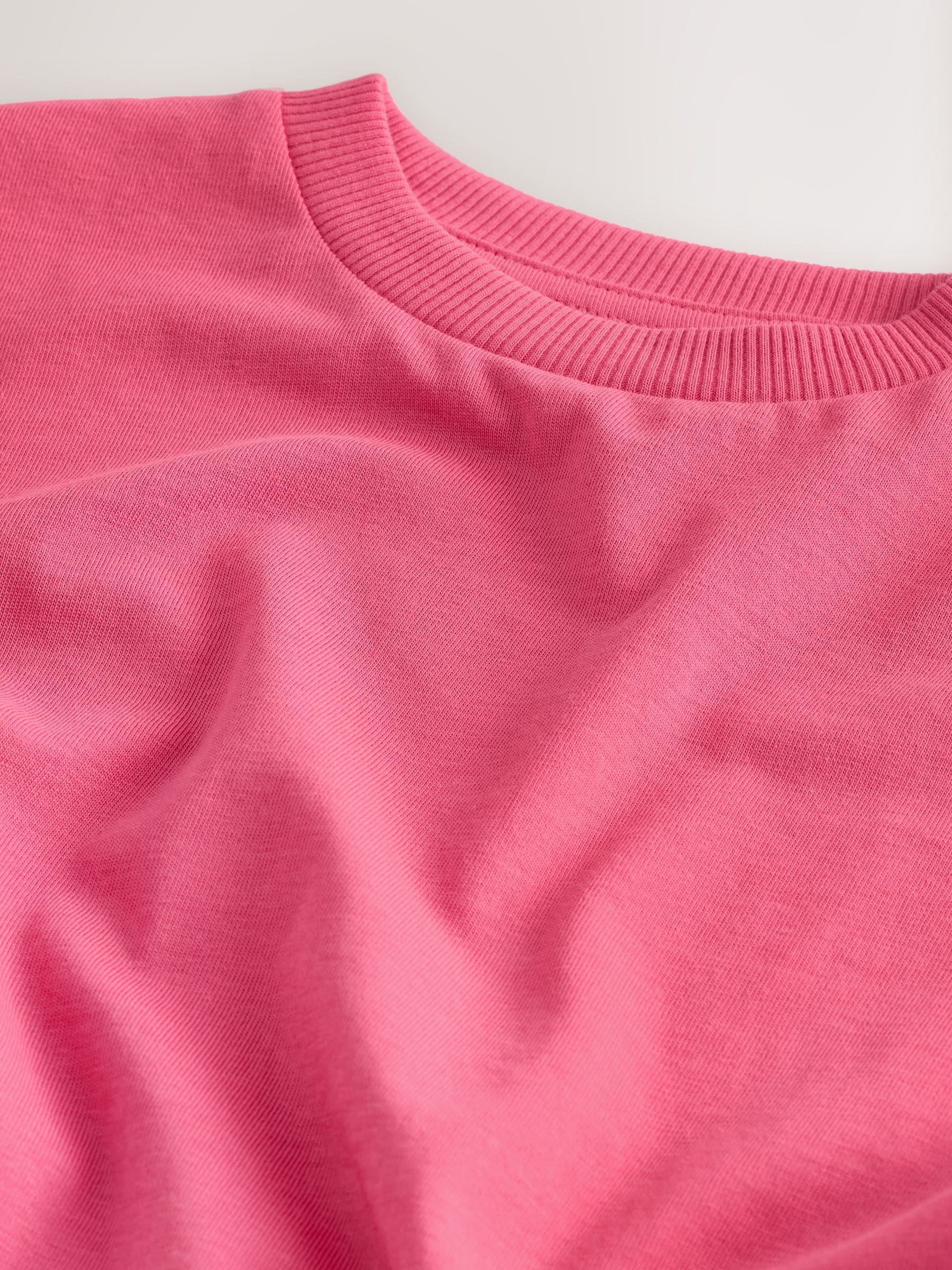 Pink Short Sleeve Plain T-Shirt (3mths-7yrs) image 8