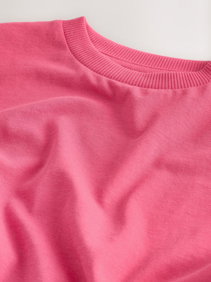 Pink Short Sleeve Plain T-Shirt (3mths-7yrs) image 8