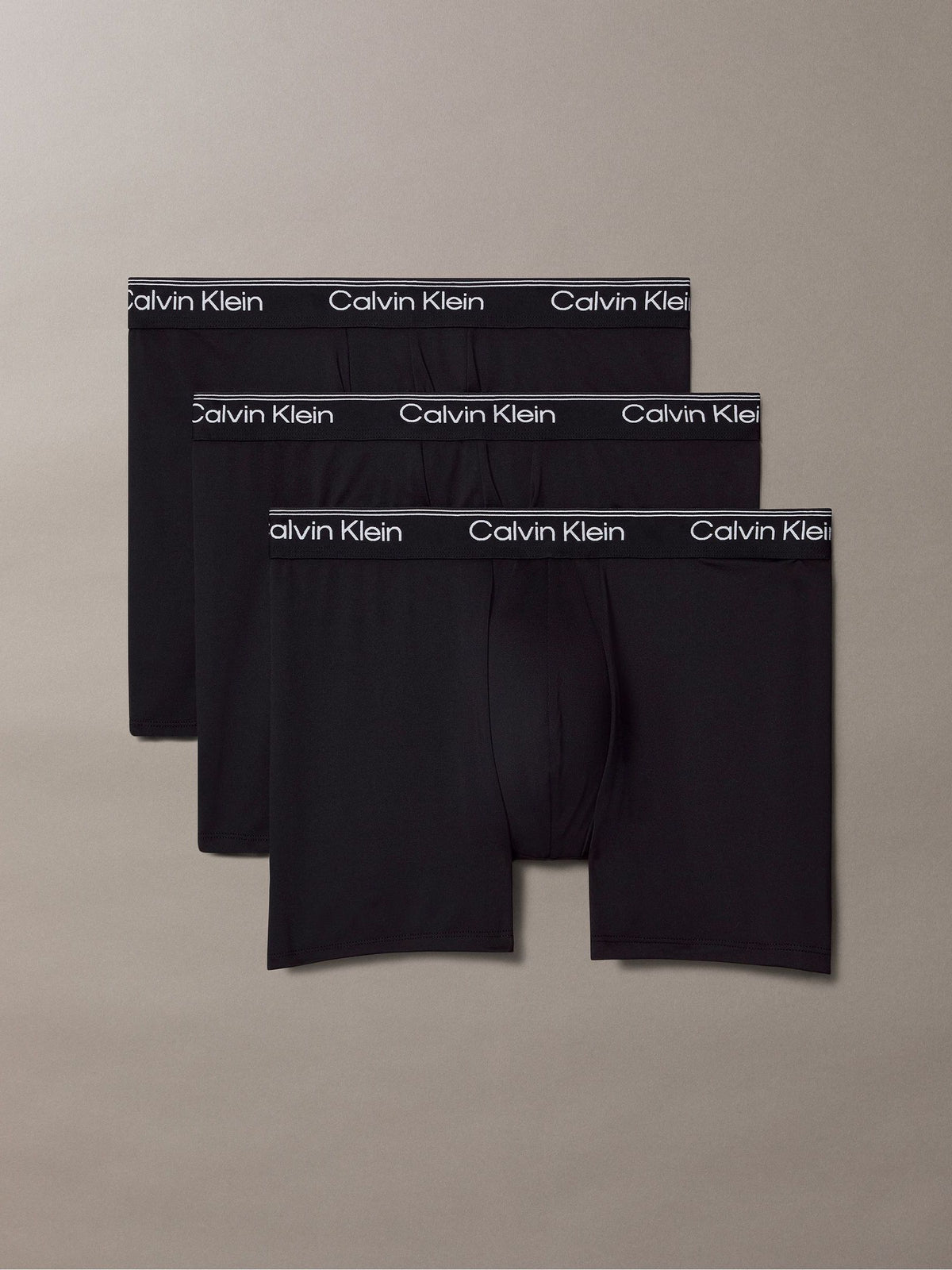 Dsiney Kidz - Calvin Klein Blue Tonal Boxer Briefs 3 Pack - Microfibre Stretch image 1
