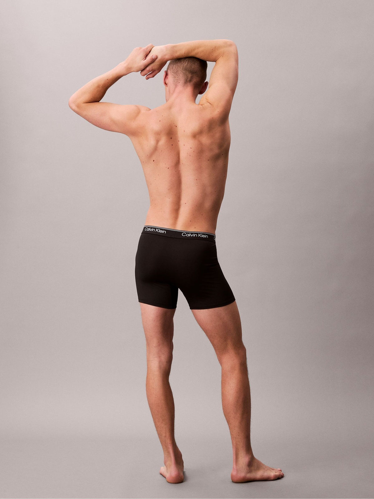 Dsiney Kidz - Calvin Klein Blue Tonal Boxer Briefs 3 Pack - Microfibre Stretch image 3