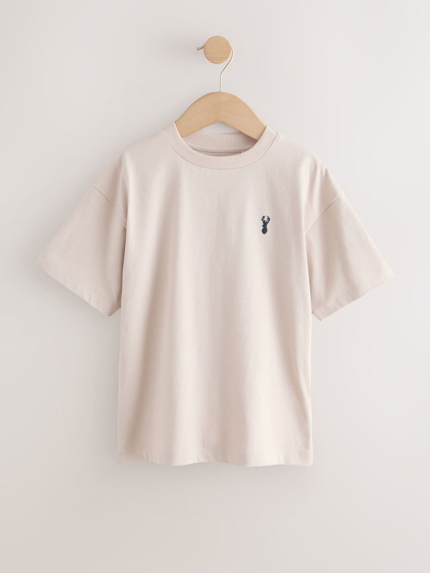Dsiney Kidz - Mineral Green/Blue Short Sleeve Stag Embroidered T-Shirts 4 Pack (3-16yrs) image 6
