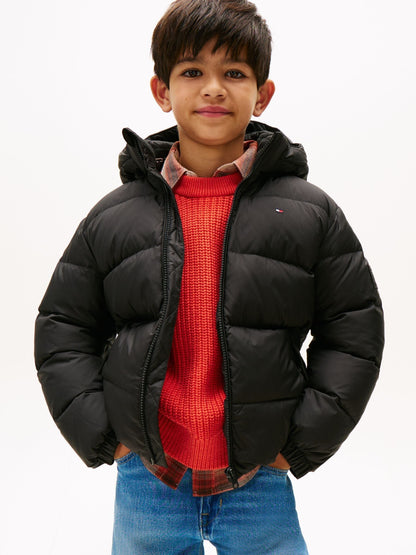 Dsiney Kidz - Tommy Hilfiger Black Essential Down Puffer Jacket image 1
