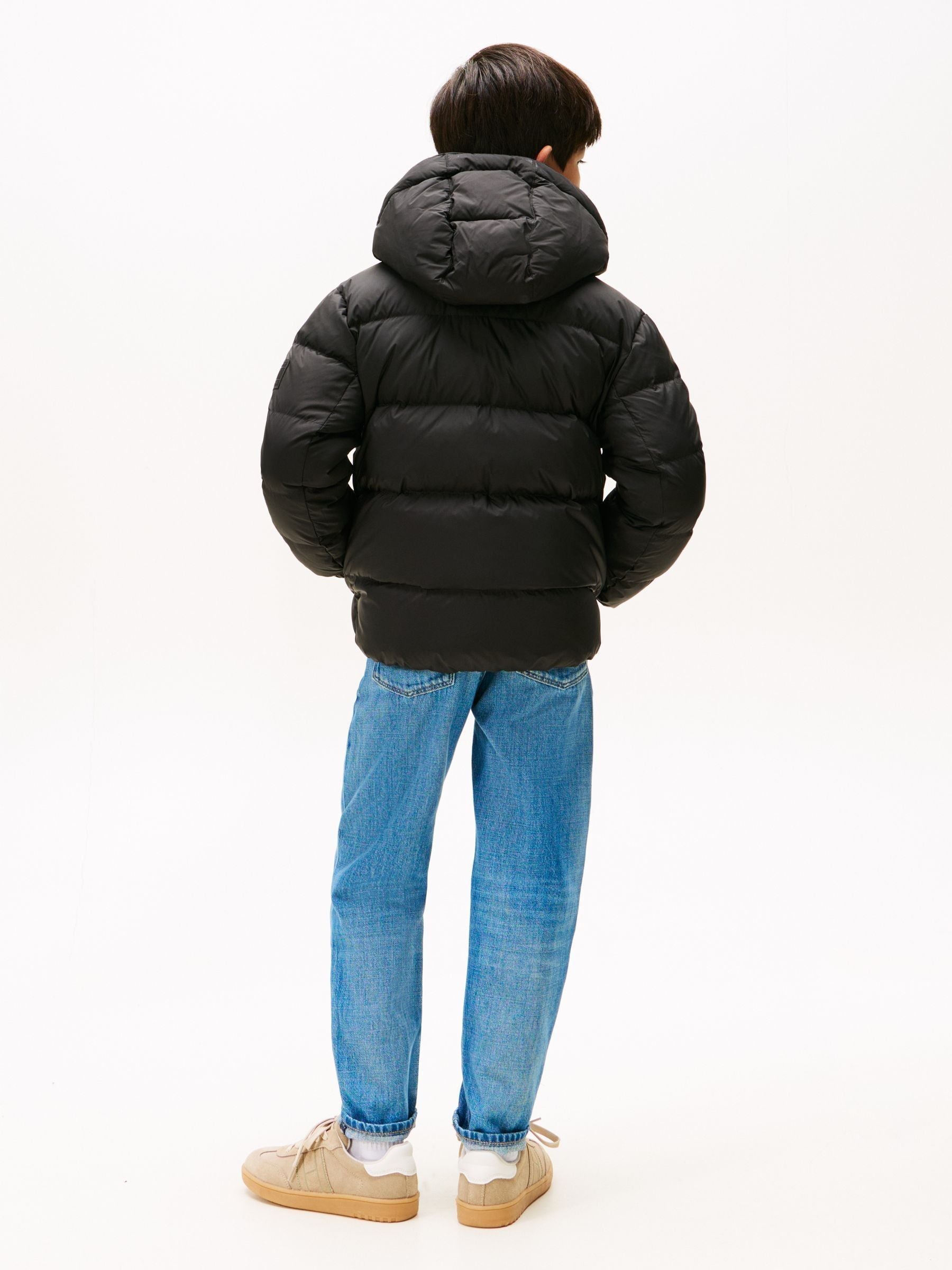 Dsiney Kidz - Tommy Hilfiger Black Essential Down Puffer Jacket image 2