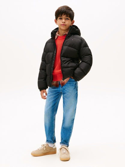 Dsiney Kidz - Tommy Hilfiger Black Essential Down Puffer Jacket image 3