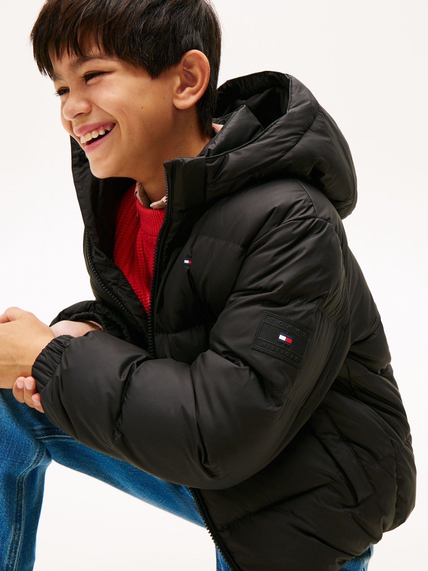 Dsiney Kidz - Tommy Hilfiger Black Essential Down Puffer Jacket image 4