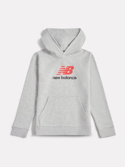 Dsiney Kidz - New Balance Grey Stacked Logo Hoodie image 1