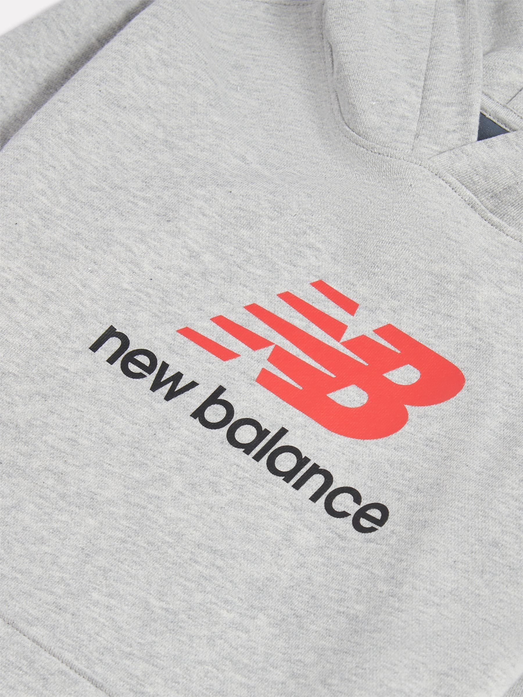 Dsiney Kidz - New Balance Grey Stacked Logo Hoodie image 3