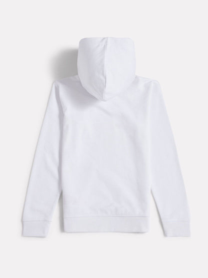 Dsiney Kidz - New Balance White Stacked Logo Hoodie image 7