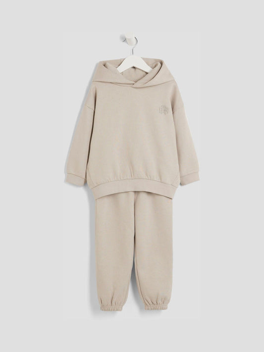 River Island Natural Essentials Hoodie & Joggers Set