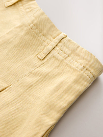 Dsiney Kidz - Lemon Yellow Pleated Denim Skirt (3-16yrs) image 5
