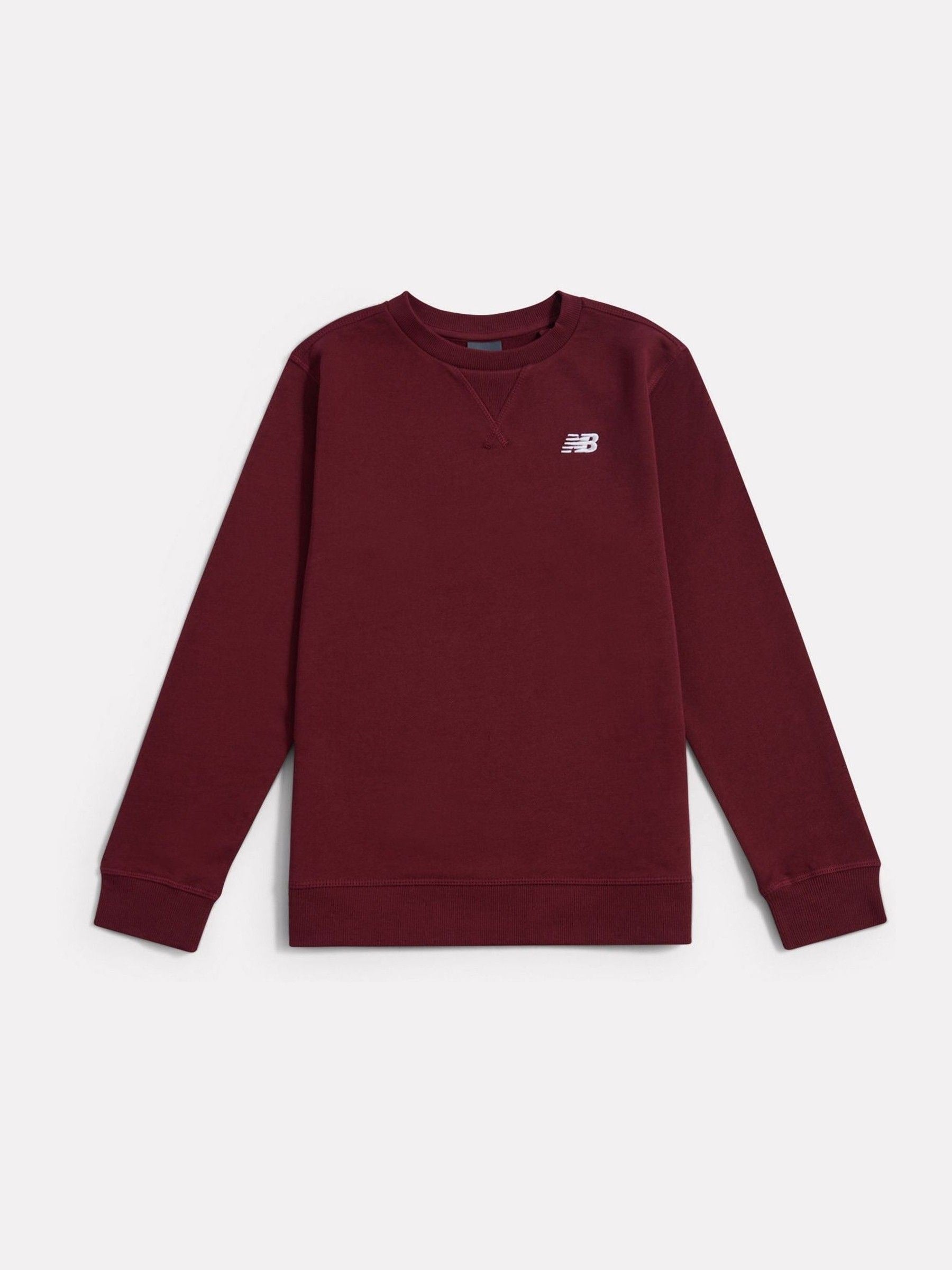 Dsiney Kidz - New Balance Red French Terry Small Logo Crew Neck Sweatshirt image 6