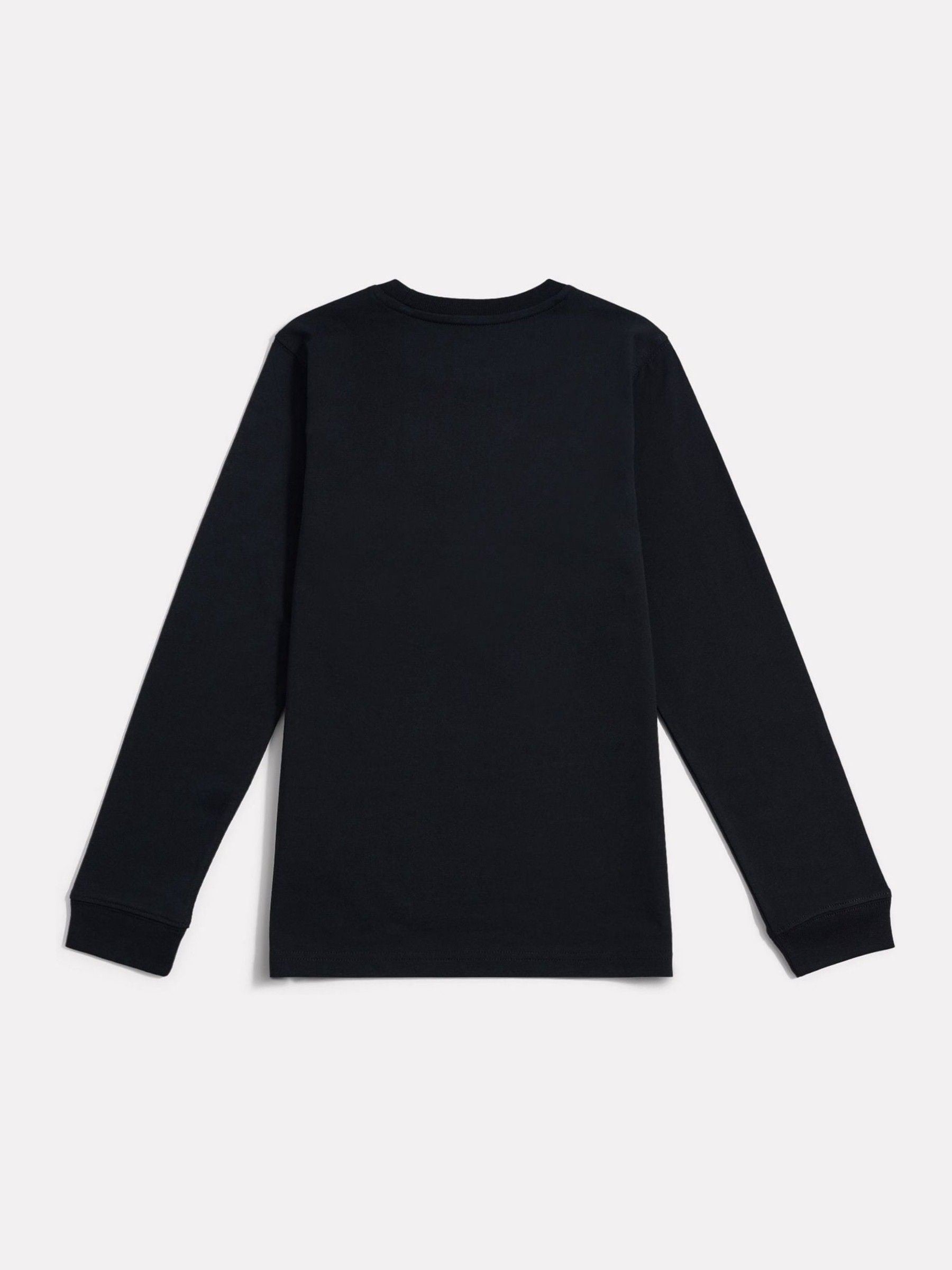 Dsiney Kidz - New Balance Black Jersey Stacked Logo Long Sleeve T-Shirt image 7