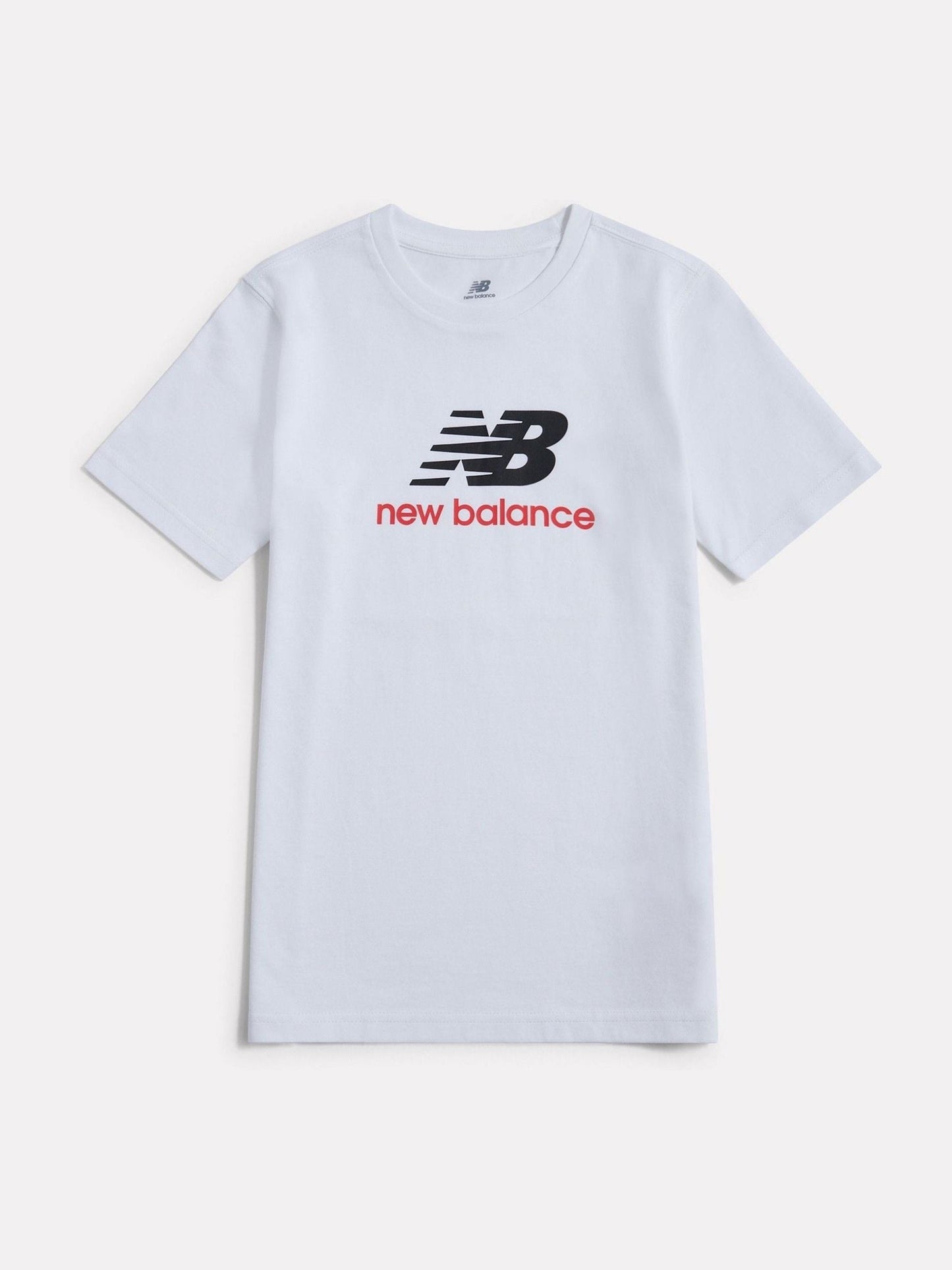 Dsiney Kidz - New Balance White Jersey Stacked Logo T-Shirt image 6