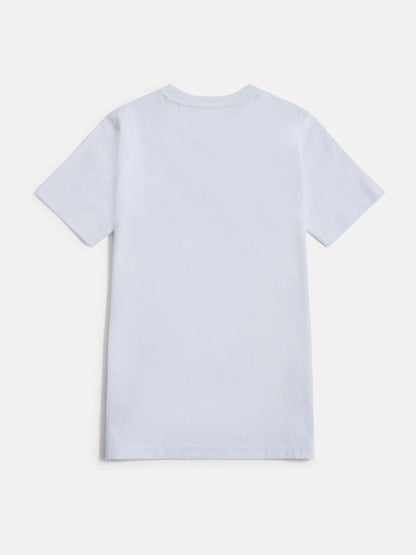 Dsiney Kidz - New Balance White Jersey Stacked Logo T-Shirt image 7
