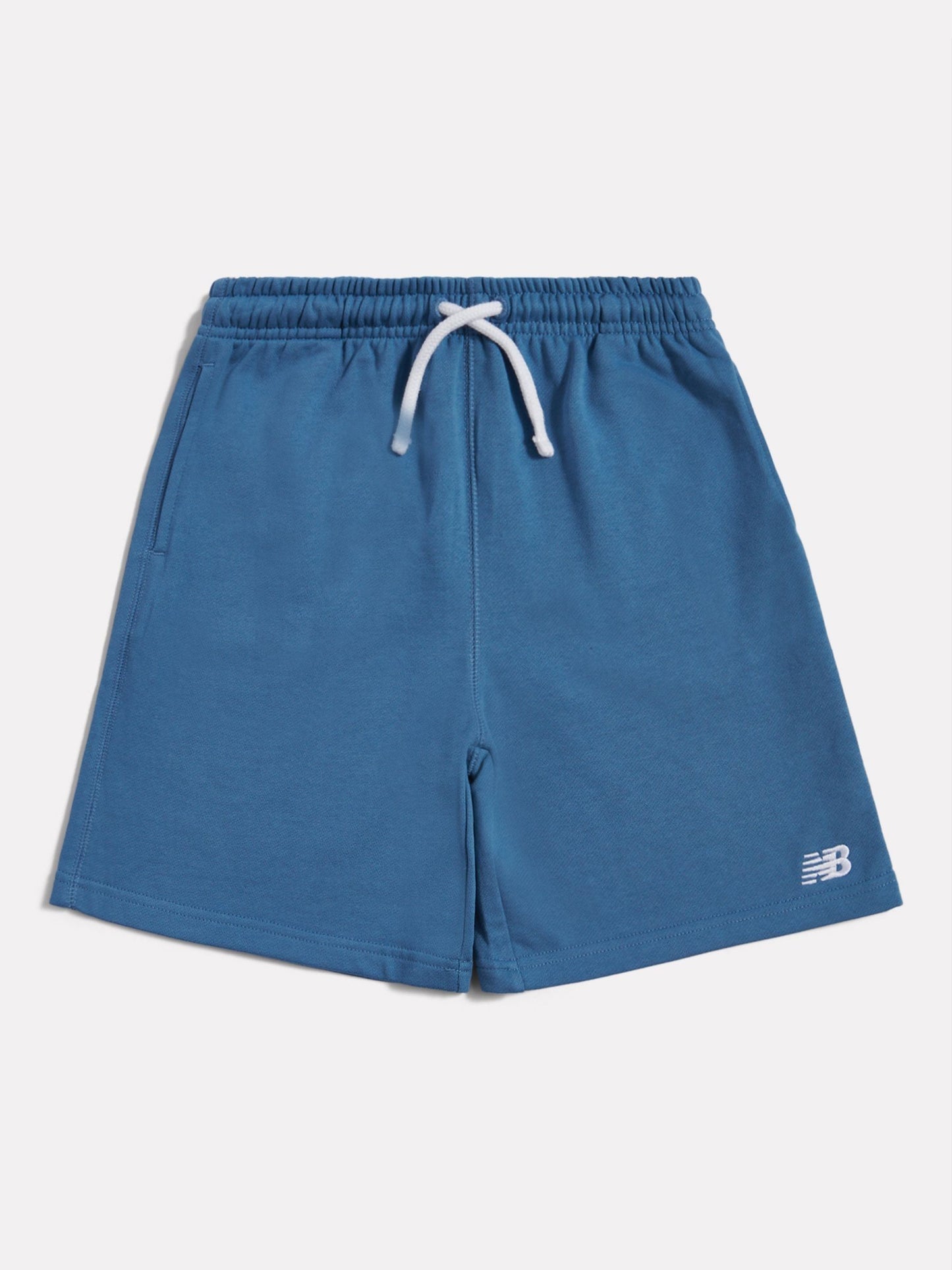 Dsiney Kidz - New Balance Blue French Terry Small Logo Cotton Shorts image 6