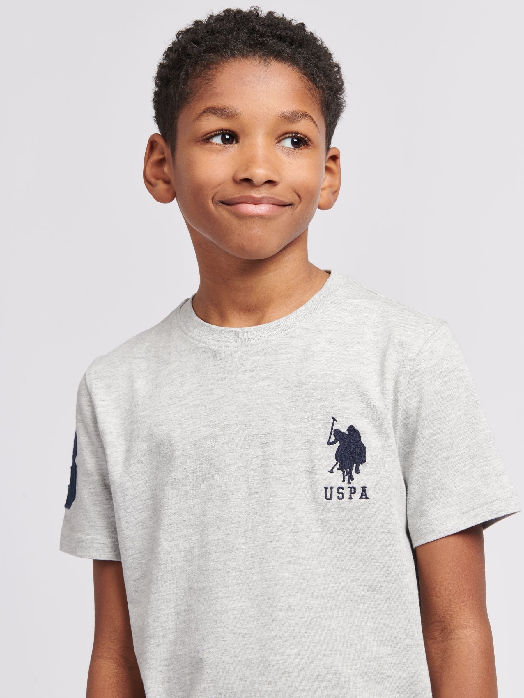 Dsiney Kidz - U.S. Polo Assn. Light Grey Player 3 T-Shirt image 2