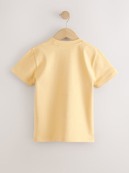 Dsiney Kidz - Soft Yellow Stag Regular Fit Short Sleeve T-Shirt (3-16yrs) image 2