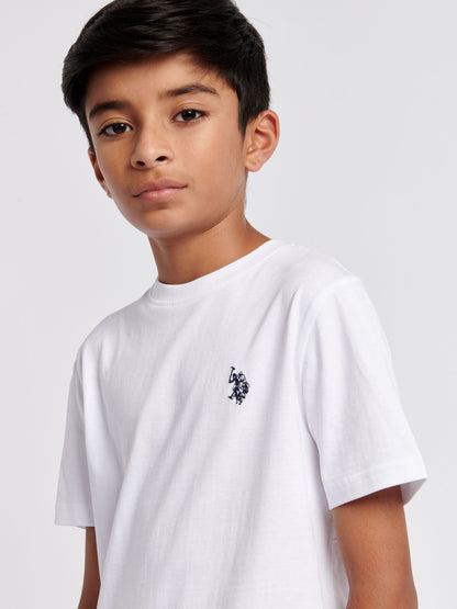 Dsiney Kidz - U.S. Polo Assn. Chalk White Texture Double Horsemen T-Shirt image 4