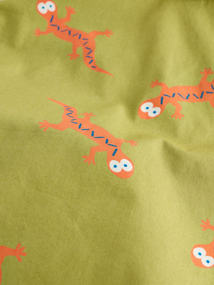 Dsiney Kidz - Green All Over Print Ghecko Short Sleeve Revere Collar Printed Shirt (3mths-7yrs) image 7