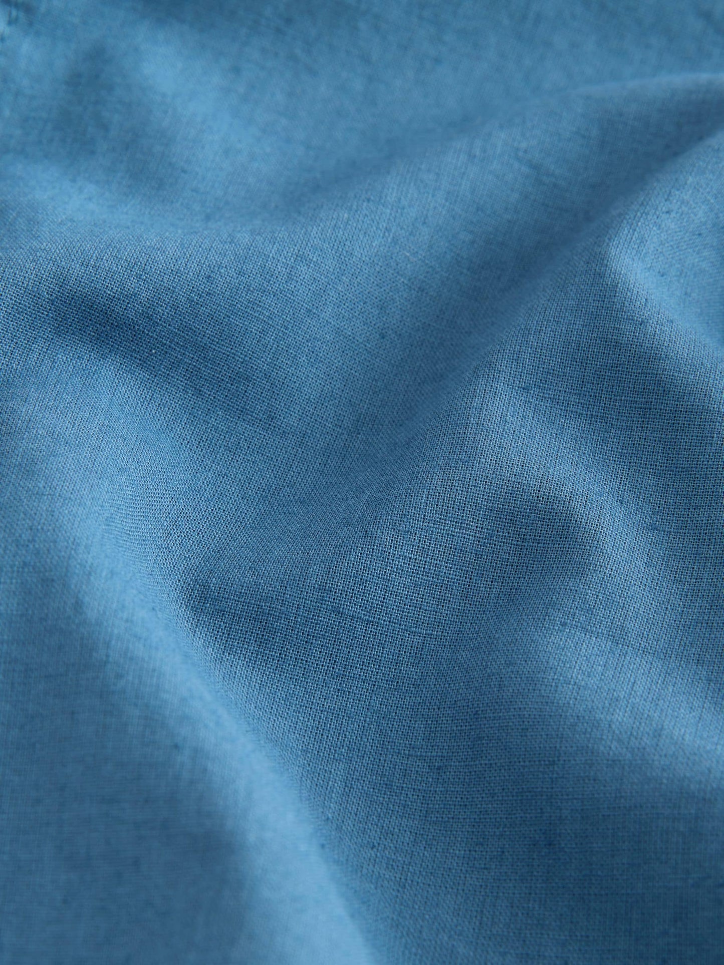 Dsiney Kidz - Mid Blue Long Sleeve Relaxed Linen Blend Shirt (3-16yrs) image 4