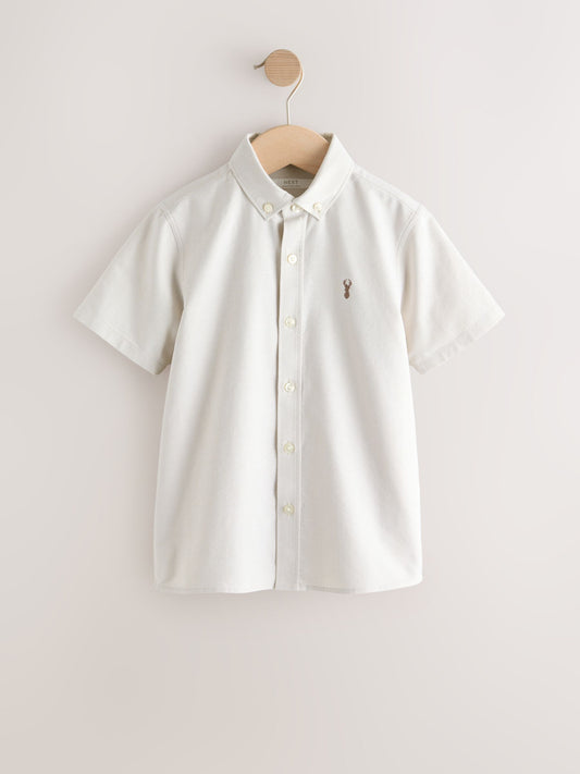 Disney Kidz - Neutral Short Sleeve Premium Oxford Shirt (3-17yrs) image 1