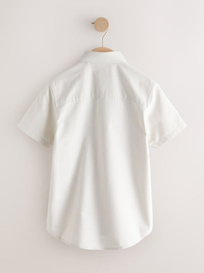 Dsiney Kidz - Neutral Short Sleeve Premium Oxford Shirt (3-17yrs) image 2