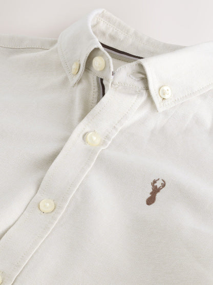 Dsiney Kidz - Neutral Short Sleeve Premium Oxford Shirt (3-17yrs) image 3