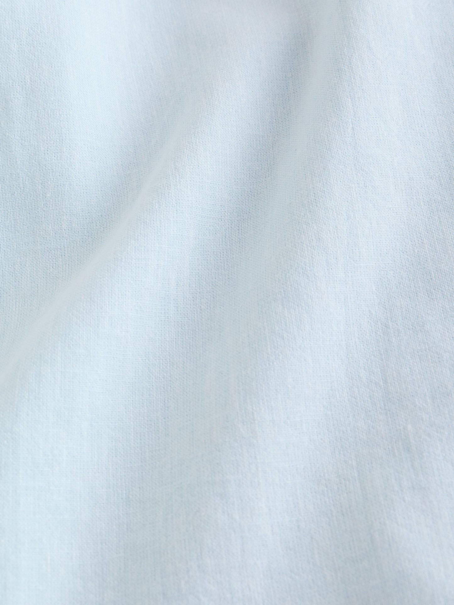 Dsiney Kidz - Pale Blue Short Sleeve Linen Blend Grandad Collar Shirt (3-16yrs) image 4