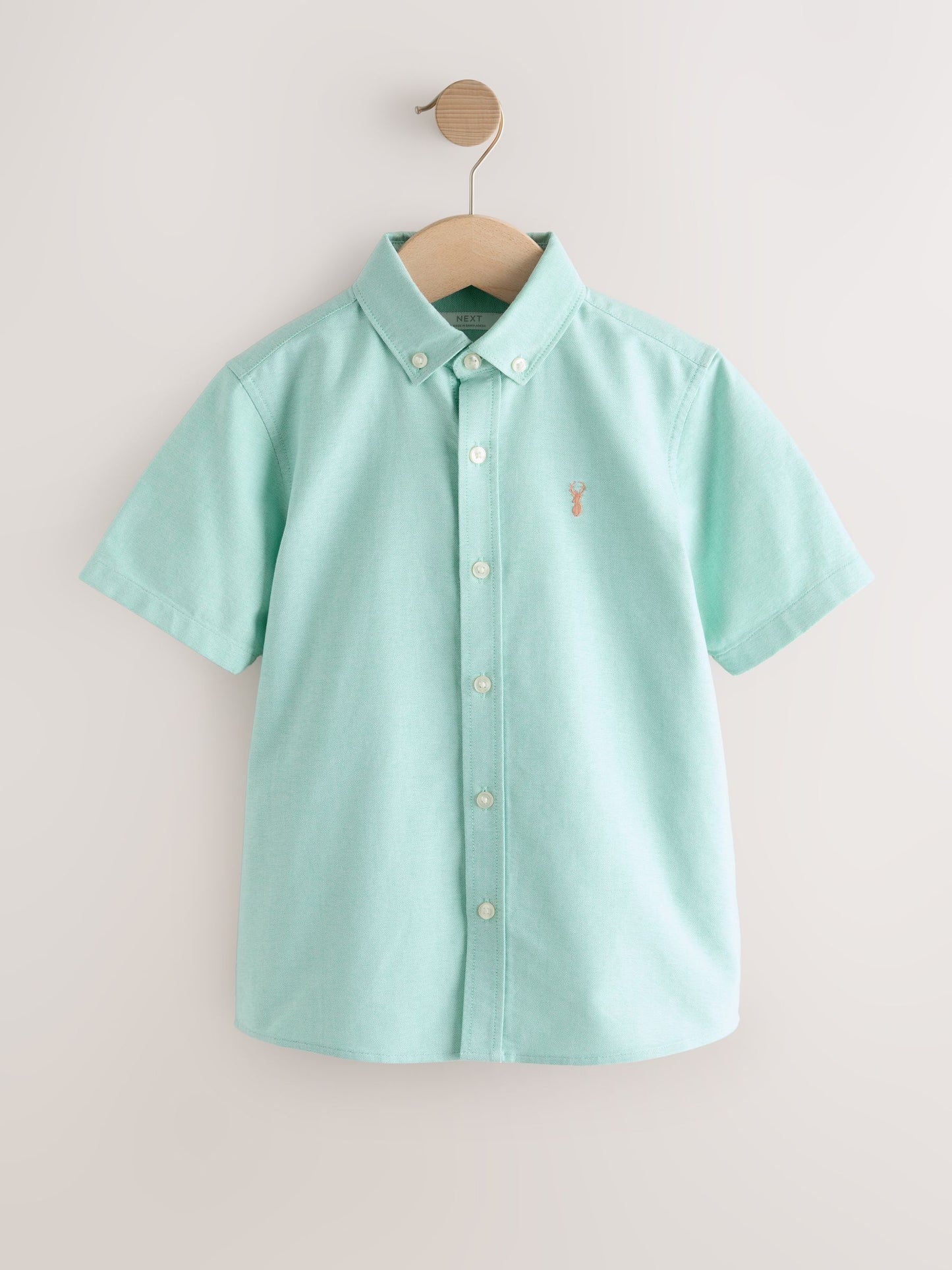 Dsiney Kidz - Mint Green Short Sleeve Premium Oxford Shirt (3-17yrs) image 1