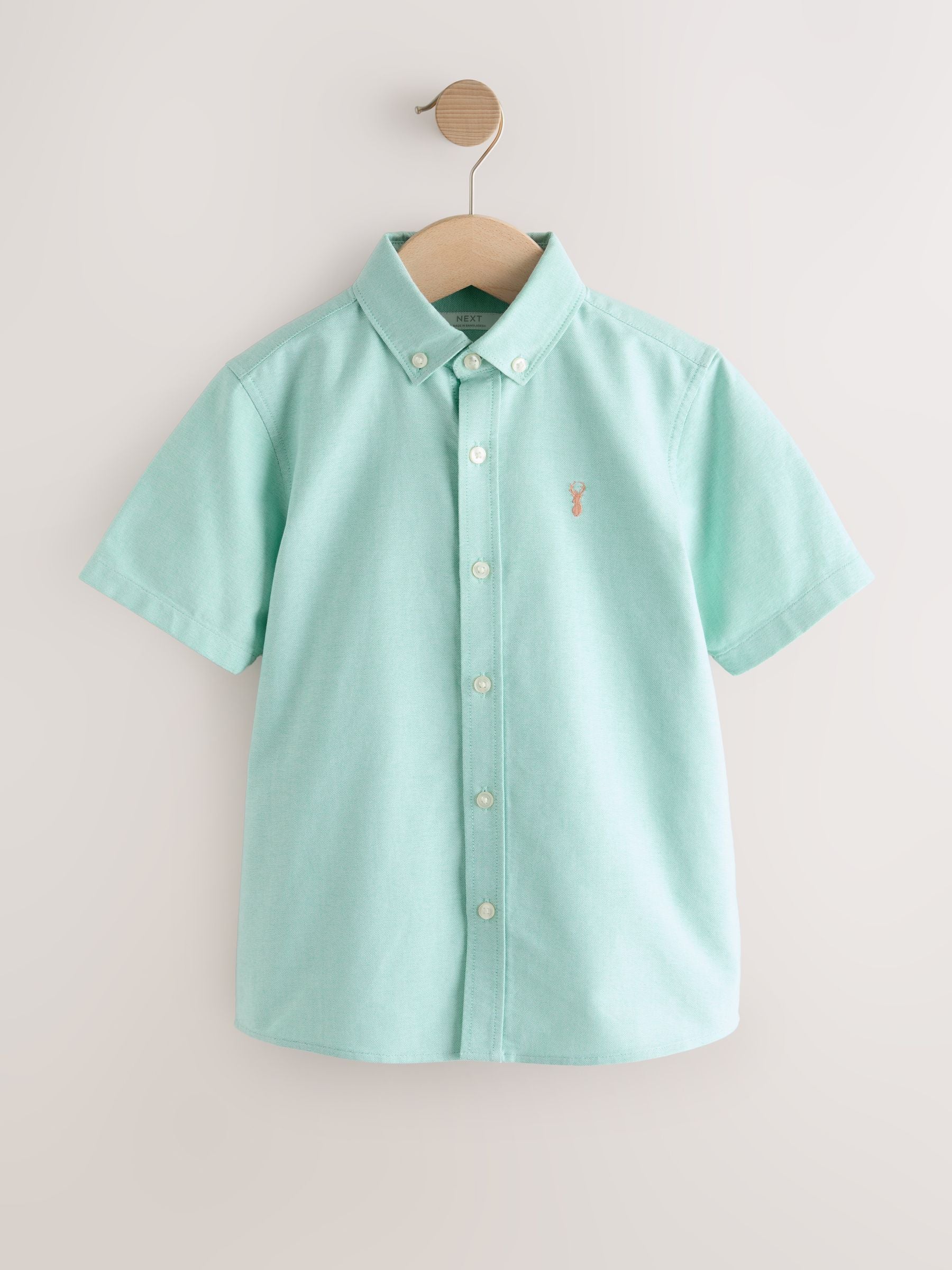Dsiney Kidz - Mint Green Short Sleeve Premium Oxford Shirt (3-17yrs) image 1