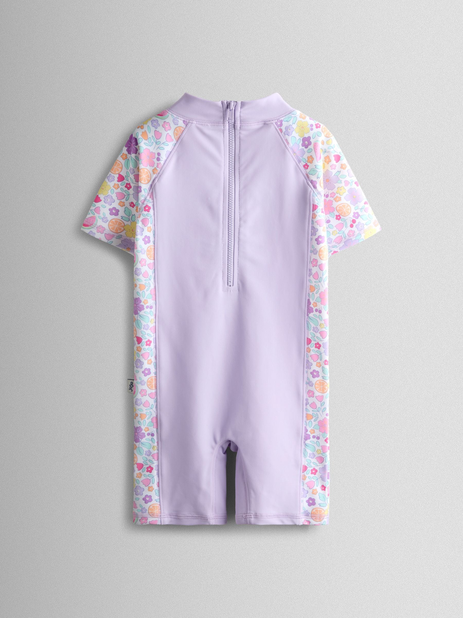 JoJo Maman Bébé Lilac Fruit UV Sunsafe Suit image 3