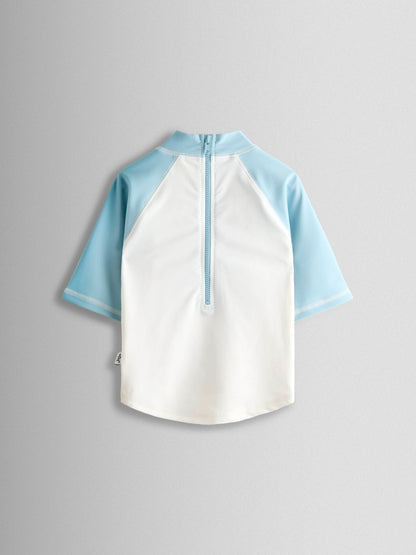 JoJo Maman Bébé Blue Applique Long Sleeve Rash Vest Set image 5