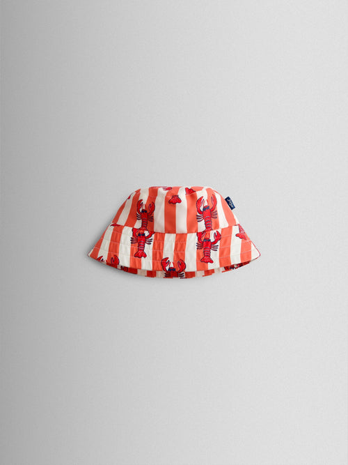 JoJo Maman Bébé Red Lobster Swim Bucket Hat image 1