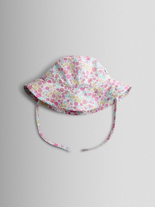 JoJo Maman Bébé Light Pink Floppy Sun Hat image 1