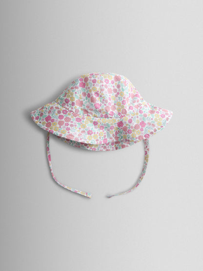 JoJo Maman Bébé Light Pink Floppy Sun Hat image 2