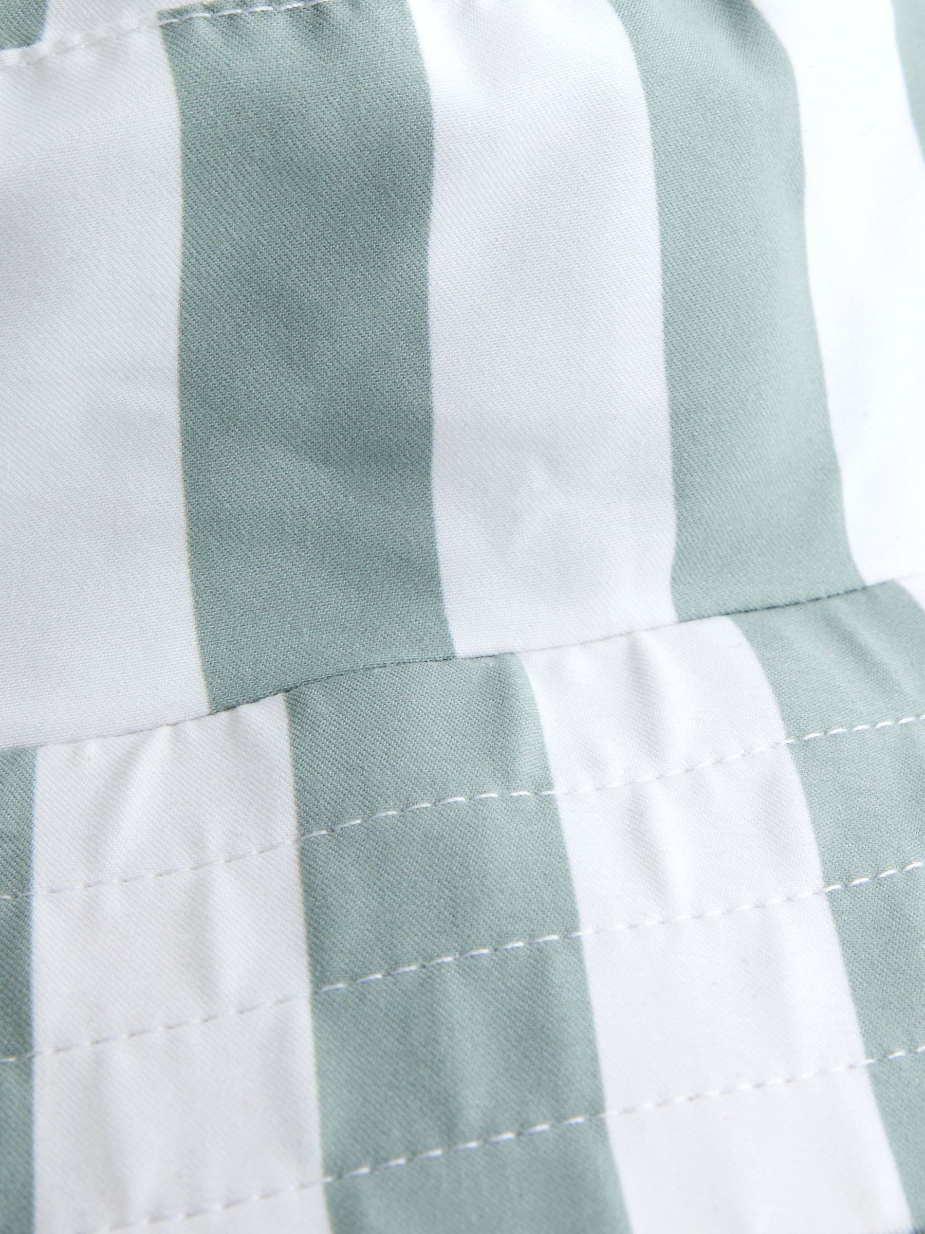 JoJo Maman Bébé Green Stripe Swim Bucket Hat image 4