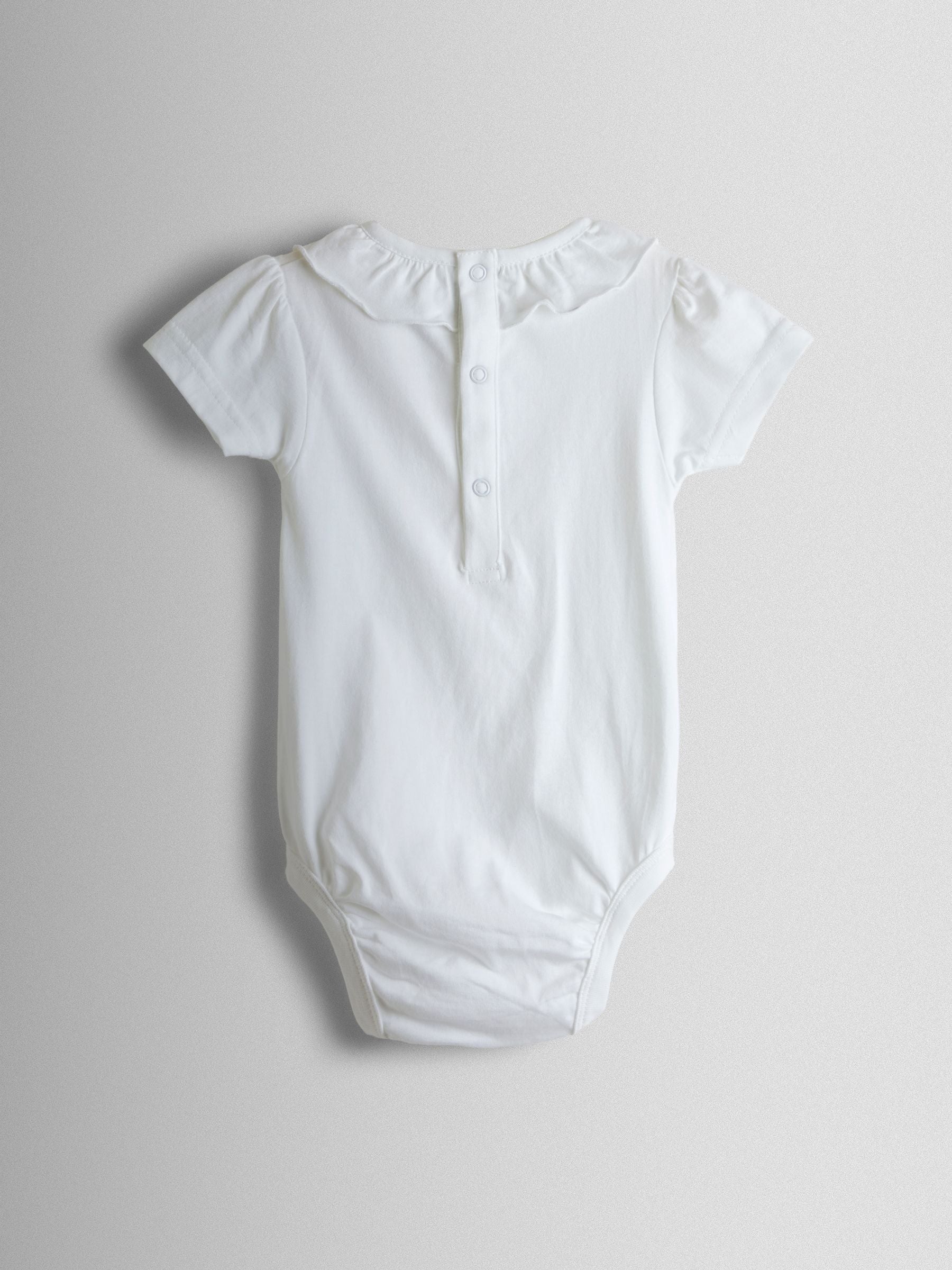 JoJo Maman Bébé Pink Bunny Embroidered Dungarees & Body Set image 5