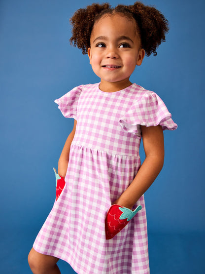 Dsiney Kidz - JoJo Maman Bébé Lilac Appliqué Dress image 2