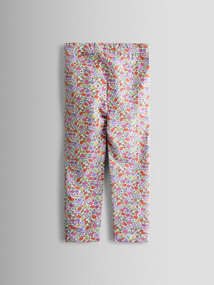 JoJo Maman Bébé Floral Pink Strawberry Appliqué Sweatshirt & Legging Set image 5